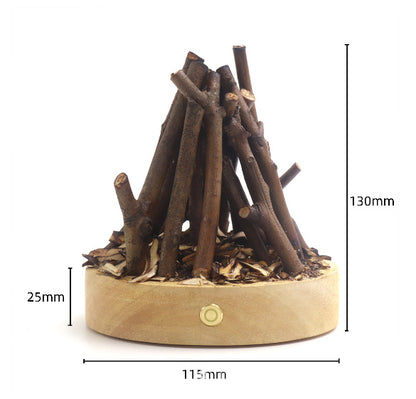 Bedside Decorations Ornaments Branches Campfire Small Night Lamp