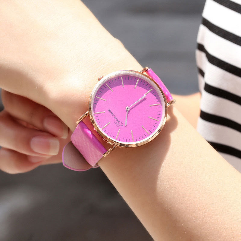 Simple Scale Temperature-sensitive Color-changing Watch